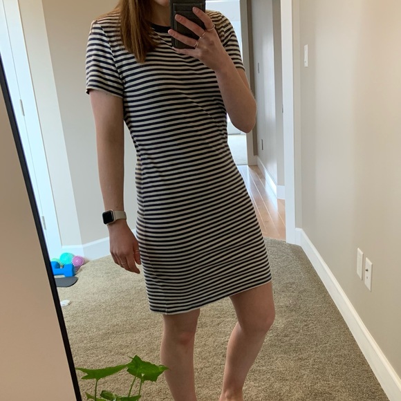 Blue and white striped bodycon dress - H&M size M - Picture 6 of 9